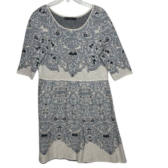 Peruvian Connection Dresses & Skirts - Peruvian Connection Pina Cotton Pullover Knot Sweater Dress. Size Large.